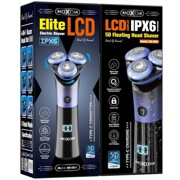 Moxom MX‑ER01 Elite LCD Electric Shaver - Image 2