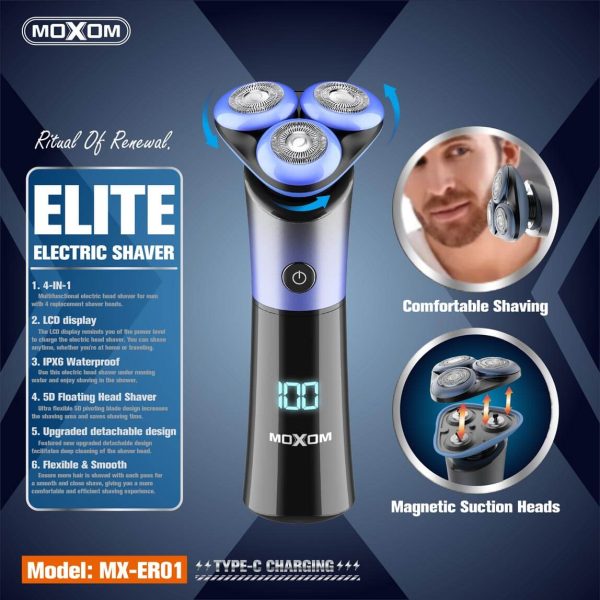 Moxom MX‑ER01 Elite LCD Electric Shaver - Image 3