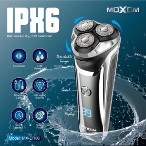 MOXOM MX‑ER06 Elite LCD Electric Shaver