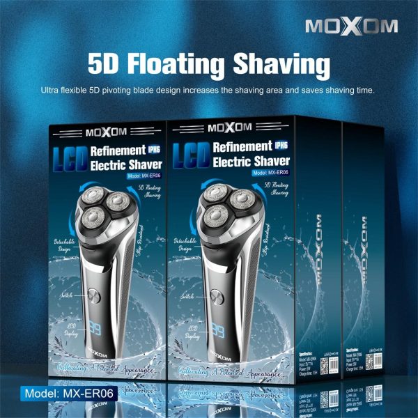MOXOM MX‑ER06 Elite LCD Electric Shaver - Image 3