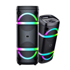 Blueseed BS‑115 Dual 8″ LED Light Party Speaker