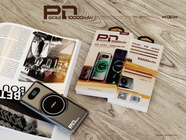 Moxom MX‑PB34 Magnet 10000mAh Magnetic Fast-Charge Power Bank - Image 2