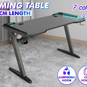 Z8‑140 Z‑Shaped RGB Gaming Desk
